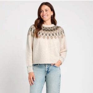 Chic Knit Sweater with Pattern